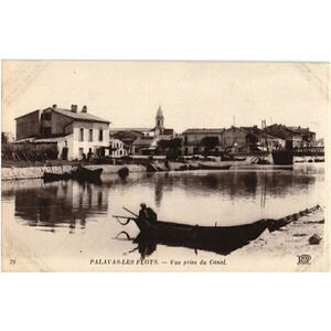 PALAVAS-LES FLOTS. - Vue prise du Canal Postcard